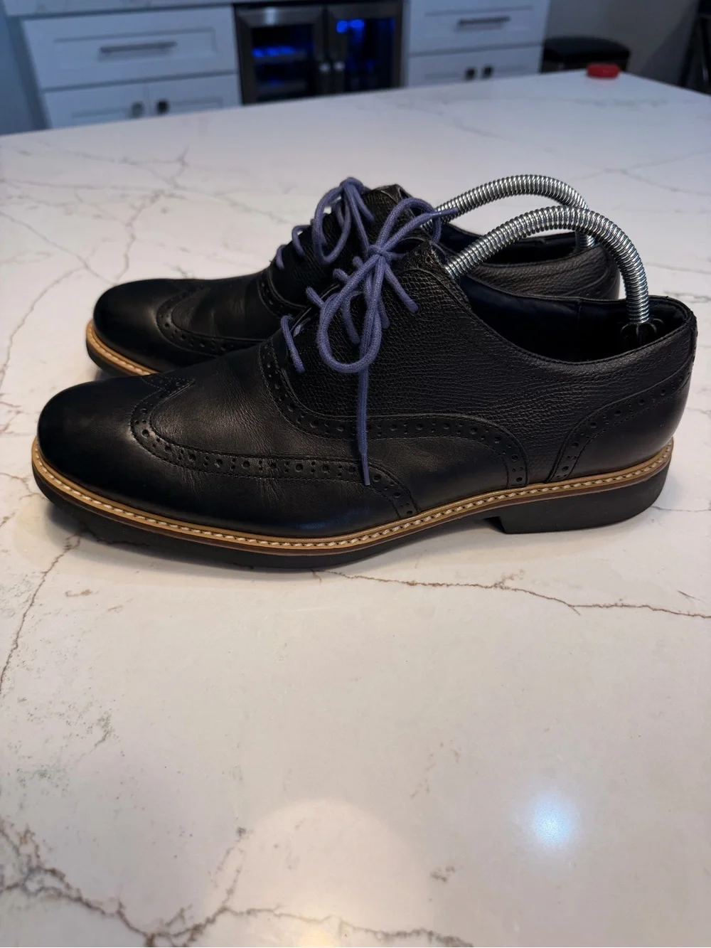 Cole Haan Cooper Square Wingtip Oxfords, men’s size 9.5 black